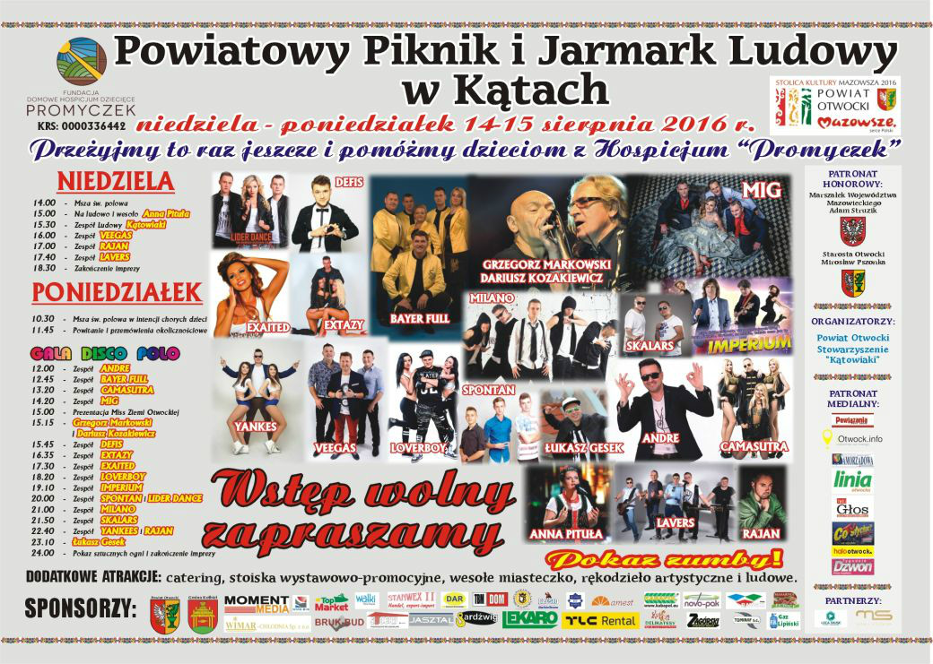 plakat piknik Promyczek 2016
